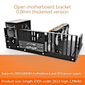 Miniatyrbillede 2 af 3: Mining Frame Mining Eth Motherboard Bracket Tykkere Bitcoin Mining Rig Case Support Itx/ Mini Atx