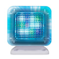 Miniatyrbild 1 av 4: LED-TV-simulator för inbrottsskydd, hemssäkerhet, falsk TV, automatisk påslagning, vit