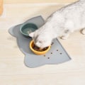 Pikkukuva 3 / 5: Kätevä silikoni lemmikkieläinten ruokamatto, vedenpitävä, vuotosuojattu, liukumaton kulhoalusta, tyyny kissoille ja koirille, lemmikkieläintarvikkeet Blue