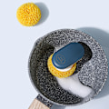 Miniatyrbild 5 av 5: 4 stålboll diskborste nylon skurplattor icke-repa disk skrubb green