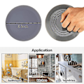 Miniatyrbild 5 av 5: 2-pack Badkarspropp, 6 tum Stor Silikon Badkarspropp, Platta Sugkoppar, Badpropp