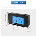 Miniatyrbild 5 av 5: 8-100v 4-i-1 Lcd Dc Digital Display Meter Spänning Och Amperemeter Testare
