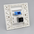 Miniatyrbillede 5 af 5: SC Fiberoptisk Interface, Vægstikkontakt, RJ45 Netværksjackpanel, Connecto1 Type