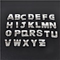 Pikkukuva 2 / 5: 40 kpl DIY 3D kromi autonumero tarrat aakkoset numerot symbolit merkki sanat tarra autotyyli autotarra auton tarvikkeet