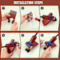 Miniatyrbild 3 av 5: Saxguide för matttrimmer Guide för att hålla din mattyta enhetlig, Solid Acrylic Saxguide