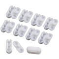Miniatyrbillede 1 af 5: 10 stk./parti Plast Rulle Gardin Træk Snor Forbindelse Gardin Kæde Forbindelse