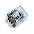 Miniatyrbillede 1 af 5: Ly2nj AC 220v spole 10a 240v effektrelæ Dpdt LED-lampe 1stk