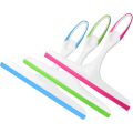 Miniatyrbillede 1 af 5: Bruse Squeegee, Vindue Squeegees Rengøringsmiddel Til Badeværelse Glasdør Spejl Bil Forrude, Tyk Plast Og Silikon Grøn, Pink, Blå 3stk