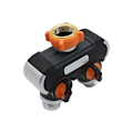 Miniatyrbillede 5 af 5: Vandtætte slangefittings 1 stk. 2-vejs vandslangeanordning 3/4 tomme/4-vejs med vanding af den landbrugsmæssige haneventil (farve: farve: 2 wa