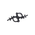 Miniatyrbilde 2 av 5: Krok for scenebelysning, feste krok for truss, aluminiumslegeringsklemme for å henge opp belysning, dobbel svingbar tube, egnet for en rør diameter fra 38 til