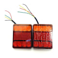 Miniatyrbillede 3 af 5: Lys og reflekser til trailer, 2 rum 12 V LED baglygter, Multifunktionelle baglygter til traktor lastbil trailer