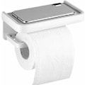 Miniatyrbillede 1 af 5: Toiletpapir med hyldepapir toiletpapir tapet Wc rulle WC uden boring klæbende aluminiumsplads til køkken badeværelse-hvid