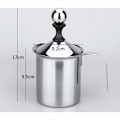 Miniatyrbilde 3 av 5: 400ml Skummeapparat/Cappuccino melkeskum dobbel pumpe skum