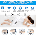 Miniatyrbillede 5 af 5: Knæpude til at sove på siden, Memory Foam Contour Leg Pillow Kølende Seng Kile Rygstøtte Puder, Smertelindring for Nedre Ryg Iskias Hofteled
