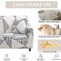 Miniatyrbilde 3 av 5: Uttrekkbart sofatrekk 1-seter med armlener Elastisk sofatrekk Magisk univers sofabeskyttelsestrekk for sklisikker sofa
