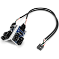 Pikkukuva 1 / 5: Emolevy USB 2.0 9-nastainen liitäntä 1-4 jatkokeskitinjakaja
