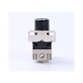Miniatyrbillede 3 af 3: AR2000 - 1/4 \"Lufttryksregulator, pneumatisk kontrolkompressor med trykmåler, justerbar lufttryksmålerventil i aluminiumslegering med støtte