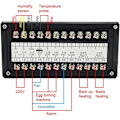 Miniatyrbilde 5 av 5: Digital termostat Multifunksjonskontroller for inkubator (XM-18)