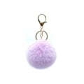Miniatyrbilde 1 av 5: 1 stk nøkkelring med fluffy pom pom til bilveske (tilfeldig farge)