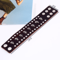 Miniatyrbild 4 av 5: Unisex Gotisk Punk Rock Stil Dödskalle Nitar Justerbar Bred Läder Armband Manschett Wrap Armband Bangle, Passar 7,5\" - 8,7\" Handled