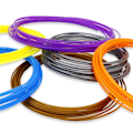 Miniatyrbillede 3 af 5: Uzone 3D Pen PLA Filament 1,75 mm, 16 farver (hver farve 5 m) tilfældig stencil, 3D Pen Filament PLA, 3D-printlinjepakke, 3D Pen Filament til børn
