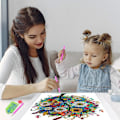 Miniatyrbild 3 av 5: 4-pack 5D diamantmålning DIY-kit, korsstygn, diamantbroderi, fullborr kristallbroderi hantverkskit, väggdekor (4 djur)
