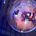 Miniatyrbillede 4 af 5: 6 stykker sølv facet kugle diskokugle boule disco, diskokugle til diskofeber 70'erne, hængende dekoration, glitterkugle, til fest, karneval
