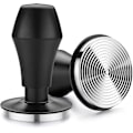 Miniatyrbild 4 av 5: Kaffetamper 53,3 mm - Fjädertamper - Barista Espressotamper med 15lb/25lb/30lb utbytesfjäder - Platt botten, Svart