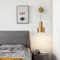 Miniatyrbillede 2 af 5: LED Væglamper Udendørs Belysning Sengegavl Omklædningsrum Stue Møbler Boligindretning Bord Spejle Soveværelse Guld