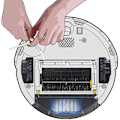Miniatyrbilde 5 av 5: Børstesett for Roomba 600-serien - 10-delt tilbehørssett (Sidebørster, filtre, endebørste og etc.) for robotstøvsuger.