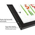 Miniatyrbilde 2 av 4: Sett med 2 rammer for barnetegninger - Barnekunst rammer med frontåpning - A4 fotoramme for barn å bytte - Oppbevaringsrammer for visning