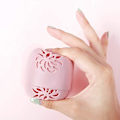 Miniatyrbilde 5 av 5: 2 stk. Sminke svamp reiseetui silikon sminke svamp holder sminke svamp beholder Beauty Blender bæreveske for reiser