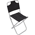 Miniatyrbilde 2 av 5: Fei Yu Bærbar Utendørs Sammenleggbar Krakk Mini Sammenleggbar Krakk Ultralett Med Oppbevaringspose er egnet for fiske, camping, utendørs grilling, turer (34 x