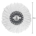 Miniatyrbillede 4 af 5: 3-pak Premium udskiftningsmopper til 360° roterende rund spin magic moppe mikrofiber (hvid)