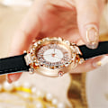 Miniatyrbillede 3 af 5: Kvindes Quartz Ur Automatisk Armbåndsur Diamant Urtavle Multifarvet Casual Ur
