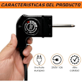 Miniatyrbillede 5 af 5: Universalkabel til termostat for universal jerngrill 10 til 250V 5 positioner