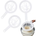 Miniatyrbillede 1 af 5: 3 stk. fødevarefilter i plast, fint køkkenfilter, 100/200/400 mesh nylon fødevarefilter til frugtsaft, vin, mælk, Nylo fødevarefilter