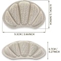 Miniatyrbilde 2 av 5: 2 par selvklebende hælpute for sneakers (svart + beige), hælpute for høye hæler, tykke sklisikre og slitesterke innleggssåler for menn og kvinner