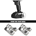 Miniatyrbild 2 av 5: Set med 2 bälteskrokar för elektrisk borr kompatibel med DEWALT skruvdragare N268241 N169778 N086039 DCD980 DCD985 DCD780 5 mm hål