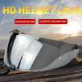 Miniatyrbild 5 av 5: Ersättning av hjälmvisir för HJC I70 I10 hörlurar, motorcykelvindruta, hjälmlins