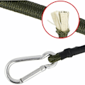 Miniatyrbild 3 av 5: Skuggskydd Tillbehörssats - 4 Bungee-rep - Svart - Solskydd - Fixering - Monteringsverktyg, Superma, Grön,
