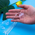 Miniatyrbillede 5 af 5: 20 stk. akvariesugekopper med 20 stk. justerbare strips til fastgørelse af akvarium, planter, reje rede