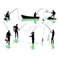 Miniatyrbild 3 av 5: Utomhustillbehör Överlevnadsverktyg tillbehör Fisketillbehör kit Fältöverlevnad fiskeutrustning fiskespö kit