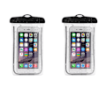 Miniatyrbillede 1 af 5: Sort-Vandtæt Smartphone-pung [Pakke med 2] IPX8 Vandtæt Taske til Telefon iPhone 13, 12 Pro Max, SE 3, 11, 11 Pro, XS Max, XR, 8, 7, Galaxy S22/S2