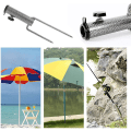 Miniatyrbilde 5 av 5: 2 stk paraplystativ, paraplystativ for plenstang, utendørs paraplyjordsokkel, paraplyjordsokkel (plenstangsstativ for hage, strand, fiske)