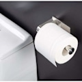 Pikkukuva 4 / 5: Pyyhkeet Kattotyömies Pyyhehana Porauksella WC, Itsekiinnittyvän WC-paperin Alhainen Ruostumaton Teräs WC-paperipakkaus