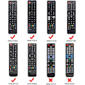 Miniatyrbild 2 av 5: Blå silikon skyddande fodral för Samsung fjärrkontroll, AA59-00741A AA59-00786A BN59-01315B, skyddande skal för Samsung fjärrkontroll, halkfri, anti-fall
