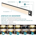Miniatyrbillede 4 af 5: LED Sensor Skabslys, Bevægelsessensor LED Skabslys, Under Skab Lys Køkken Sensor Lys Skab Natlys Til Skab Trapper