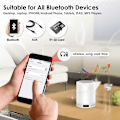 Pikkukuva 5 / 5: Bluetooth-kaiutin valoilla ja [herätyskellolla], ei tarroja