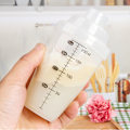 Miniatyrbillede 4 af 5: Vinaigrette mixer 200 ml Plastik Blandings Salat Mixer Sauce, Marinader - Shaker Gradueret Vinaigrette Melanper - Anti -Fauite